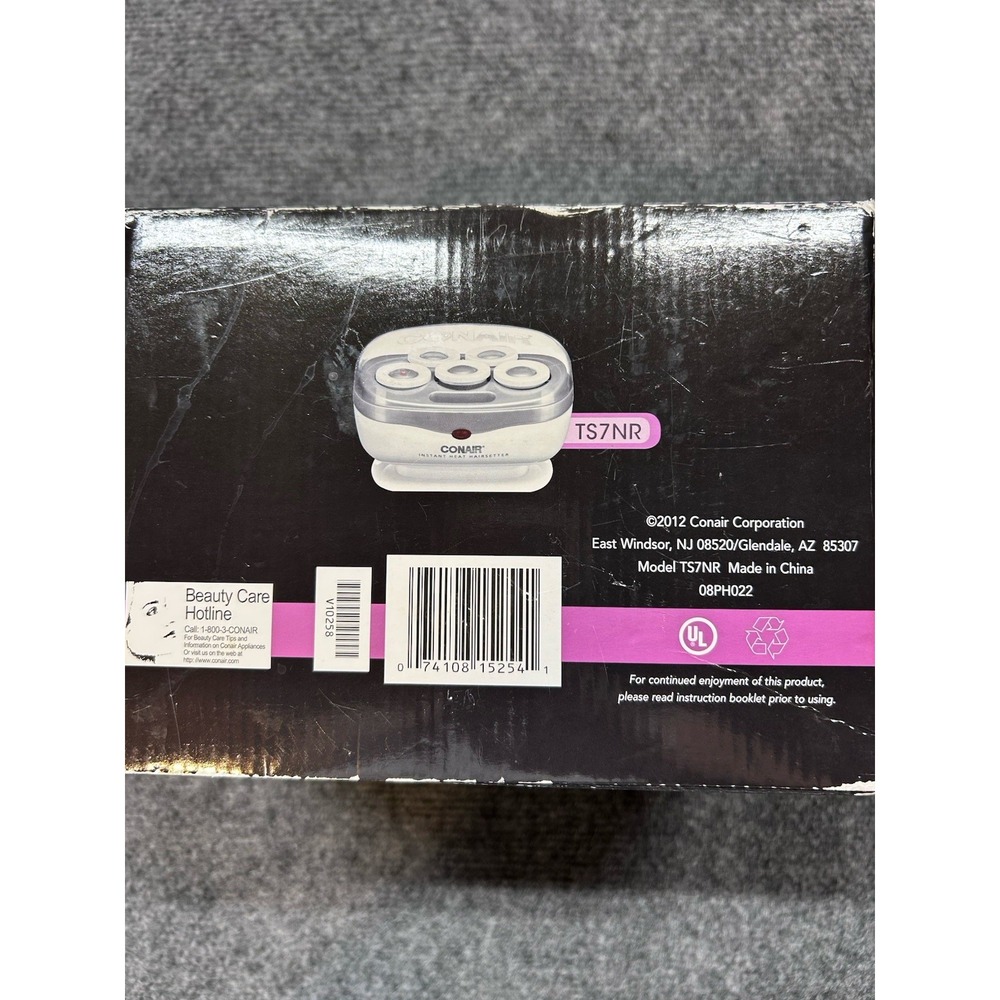 NEW 2012 Conair Instant Heat Compact Jumbo Hot Rollers Setter 5 Rollers TS7NR - Picture 3 of 10